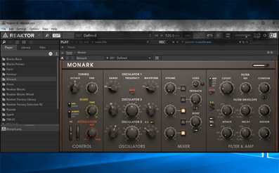 Reaktor instrument and effects builder