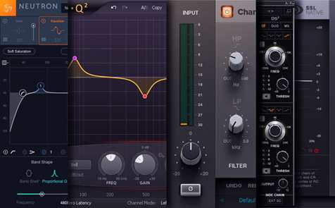 EQ VST plugins - Fabfilter Pro Q, Neutron 3 Equalizer