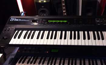 Roland D50 synthesizer - famous retro synth