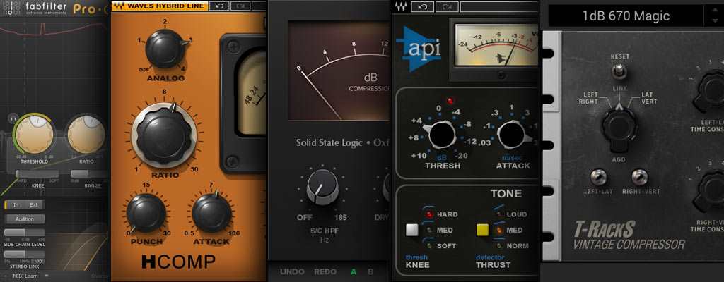 Audio compressors, vst and music compression Sounds