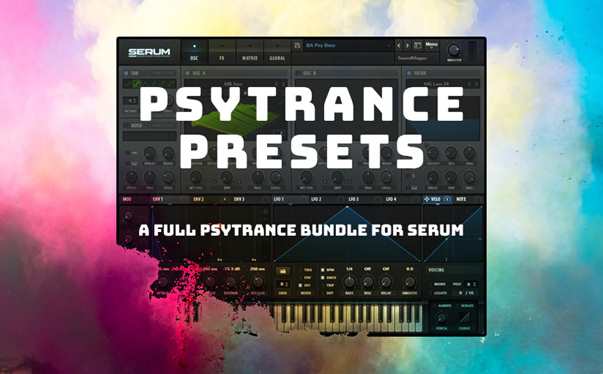 A full psytrance bundle for Serum synthesizer by Mark Gray