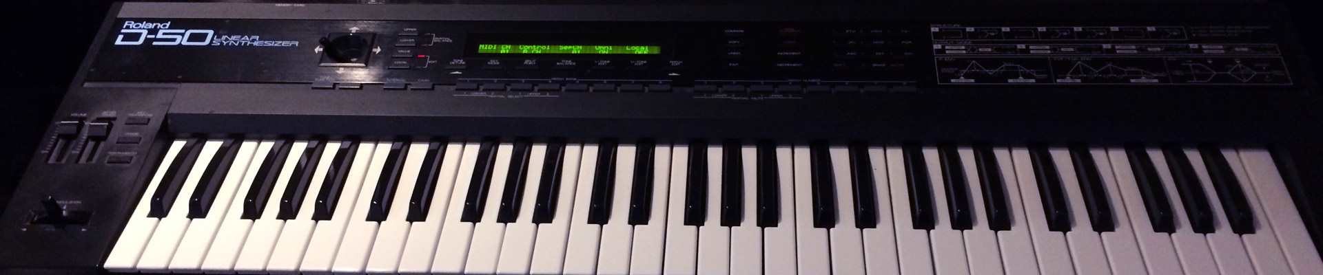 Roland D50 synthesizer - famous retro synth