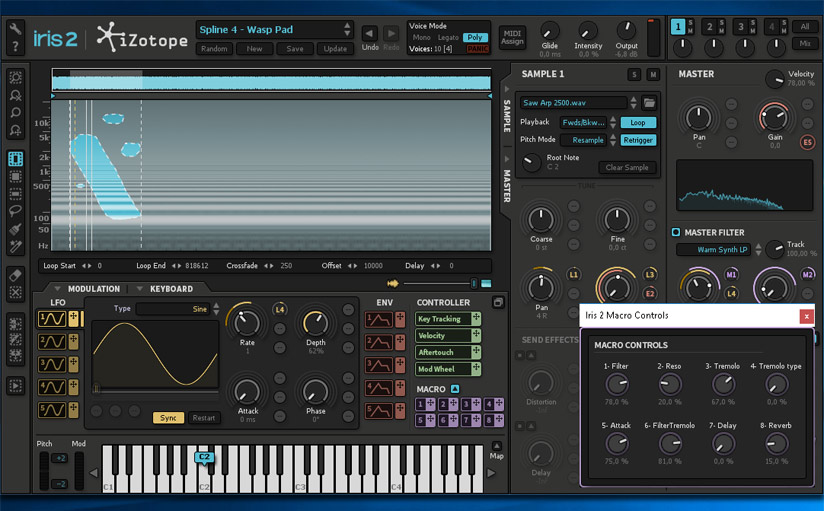 Iris 2 presets for you favorite spectral filtering synthesizer