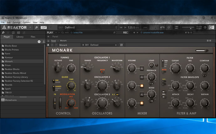 Reaktor instrument and effects builder Reaktor instrument and effects builder