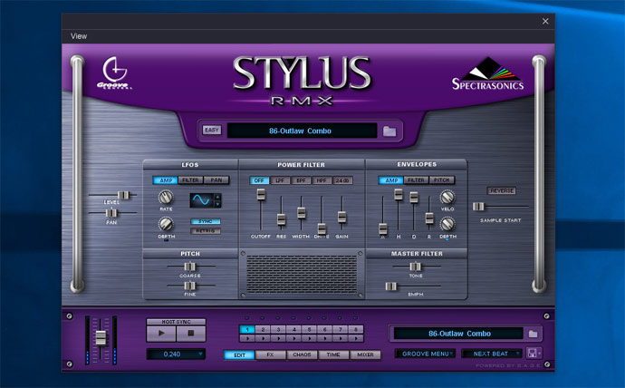 Stylus RMX presets for drums. Beat making plugin | 16 Sounds
