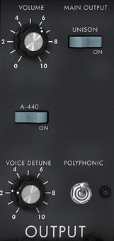 Minimoog unison detune for side stereo