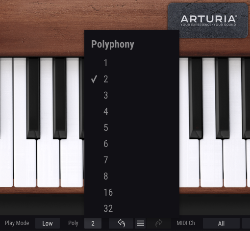 How to get a wider sound with Mini - set Polyphony