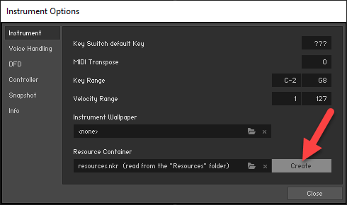 Best sampler. How to create a Kontakt instrument custom interface. Instrument Options.