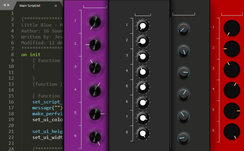 How to make a kontakt instrument GUI - guide to custom interface design