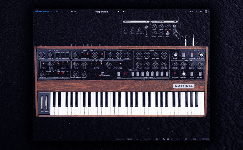 Arturia Prophet plugins from V collection - a great Unison bass synth