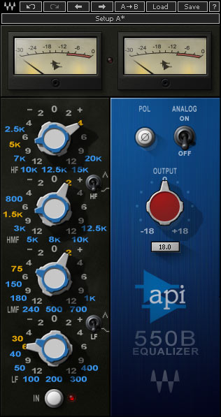 API 550B VST plugin