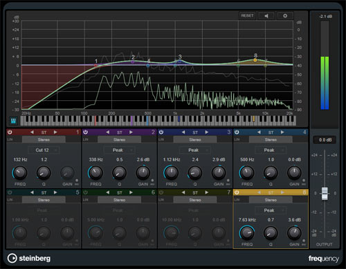 Cubase Frequency Equalizer