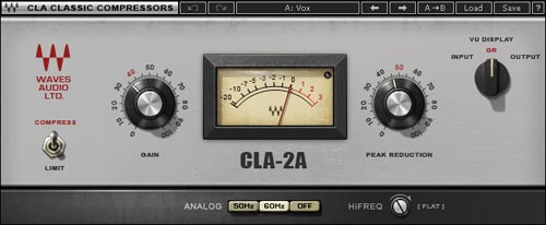 LA2A opto design with an appealing character for vocal compression