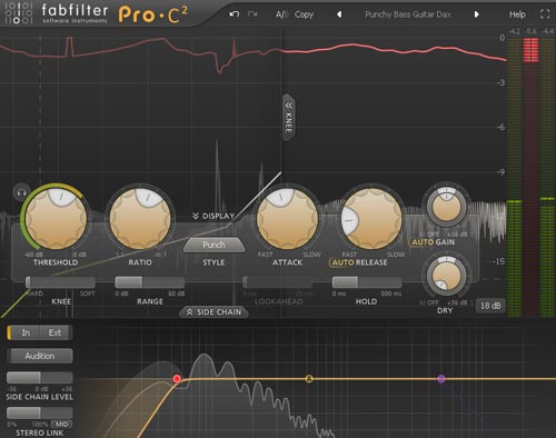 Fabfilter Pro C is one of the best compressor plugins