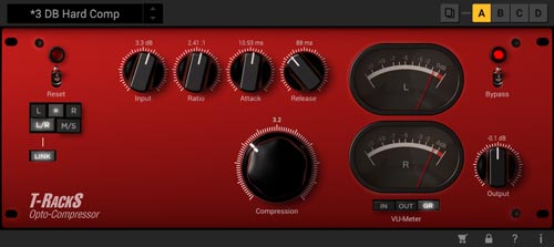 T-Racks opto compressor