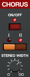 DCO 106 chorus effect modeled from the famous Roland chorus