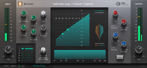 SSL X Comp generic compessor plugin