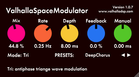 Valhalla Space Modulator Deep Chorus