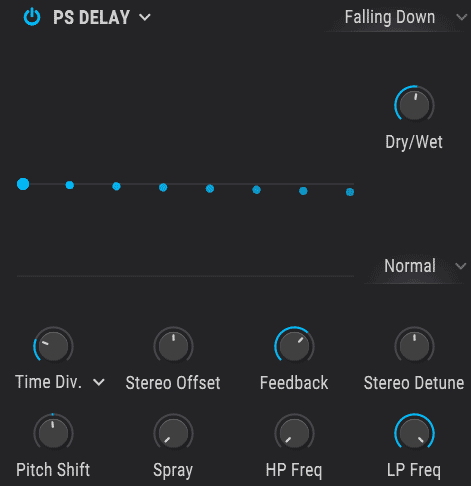 New Pigments PS Delay effect in version 3