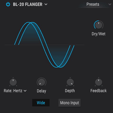 Pigments 3 BL-20 Flanger effect