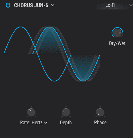 Pigments JUNO 6 Chorus effect